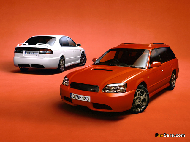 Subaru Legacy B4 Blitzen Touring Wagon & B4 Blitzen 2001-03 photos (640 x 480)