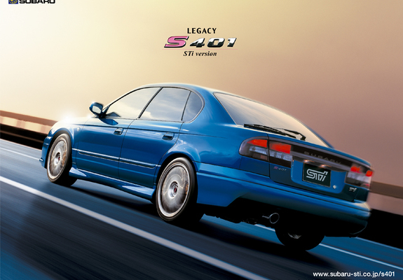 Subaru Legacy STi S401 (BE,BH) 2002 images
