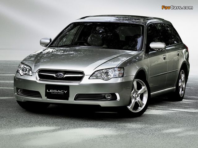 Subaru Legacy 3.0R Station Wagon 2003–06 images (640 x 480)