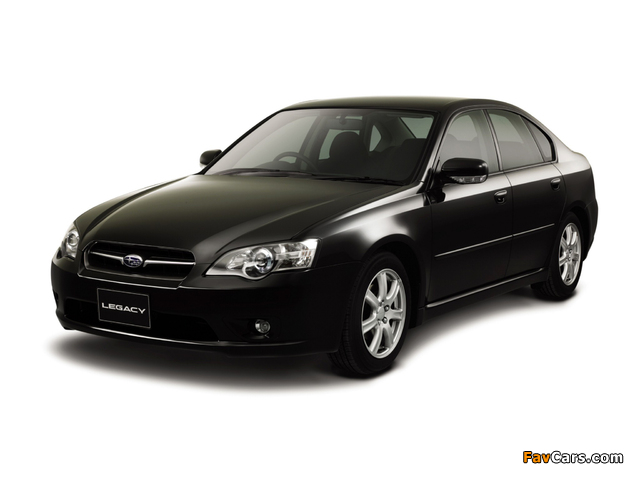 Subaru Legacy 2.0R 2003–06 photos (640 x 480)