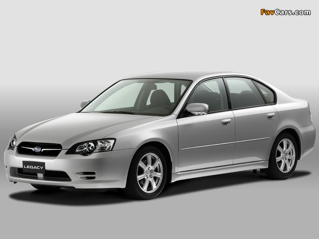 Subaru Legacy 2.0R 2003–06 photos (640 x 480)