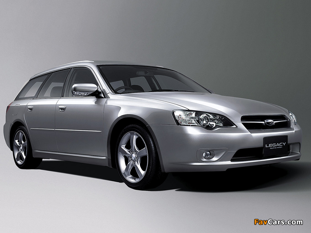 Subaru Legacy 2.5i Station Wagon 2003–06 photos (640 x 480)