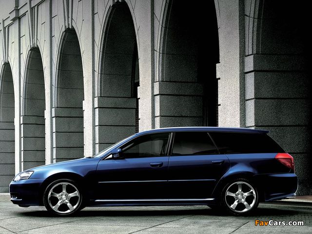 Subaru Legacy 3.0R Station Wagon 2003–06 photos (640 x 480)
