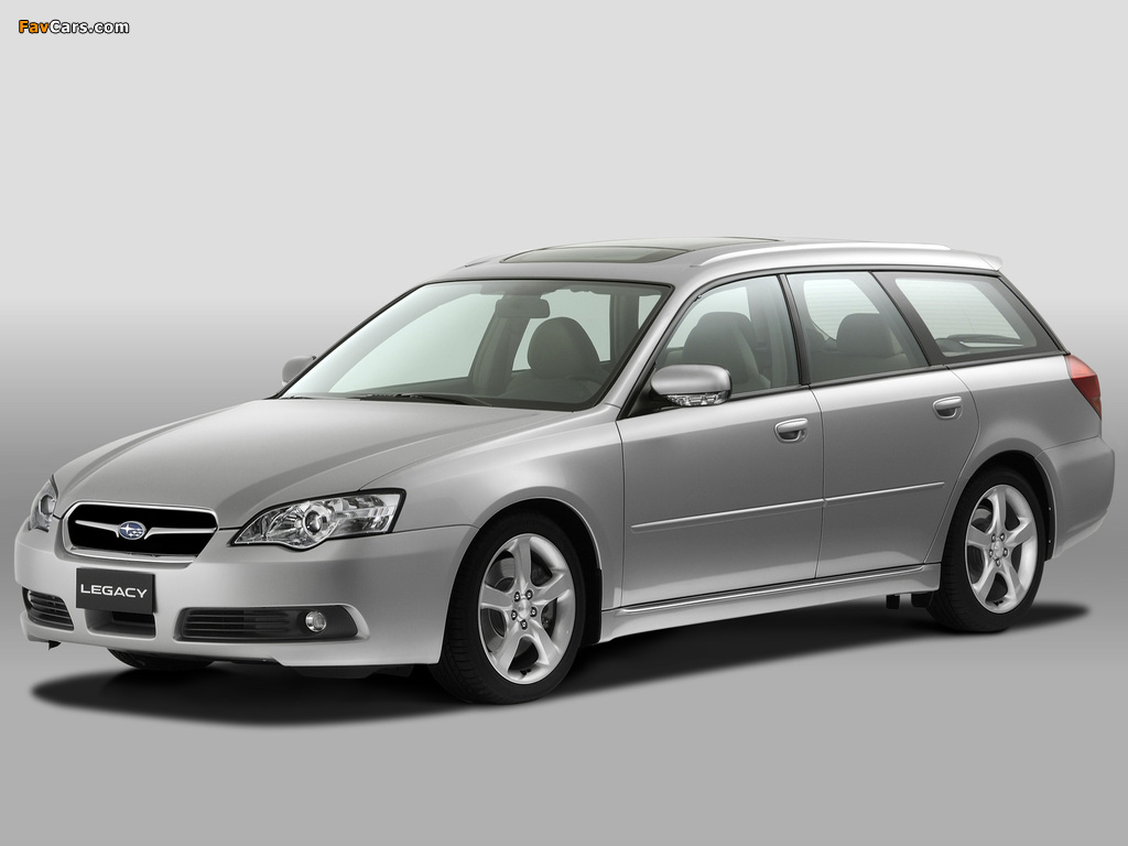 Subaru Legacy 3.0R Station Wagon 2003–06 pictures (1024 x 768)