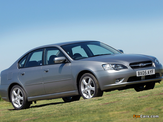Subaru Legacy UK-spec 2003–06 pictures (640 x 480)