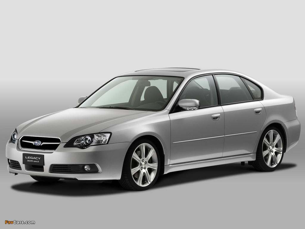 Subaru Legacy 3.0R spec.B 2003–06 pictures (1024 x 768)