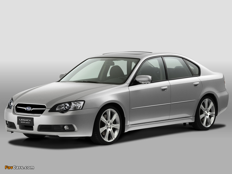 Subaru Legacy 3.0R spec.B 2003–06 pictures (800 x 600)