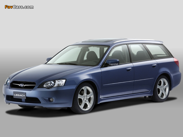Subaru Legacy 2.5i Station Wagon 2003–06 pictures (640 x 480)