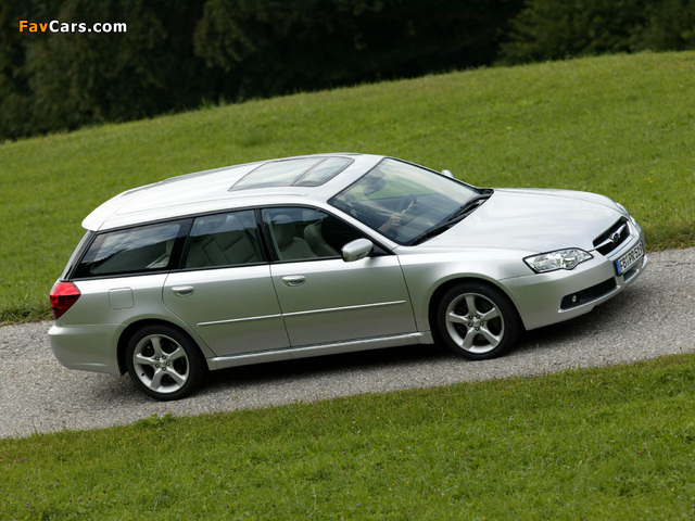 Subaru Legacy 3.0R Station Wagon 2003–06 wallpapers (640 x 480)