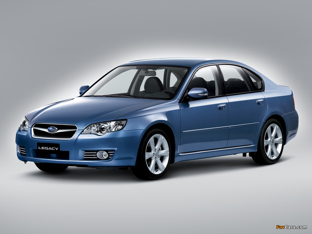 Subaru Legacy 3.0R 2006–09 images (1024 x 768)