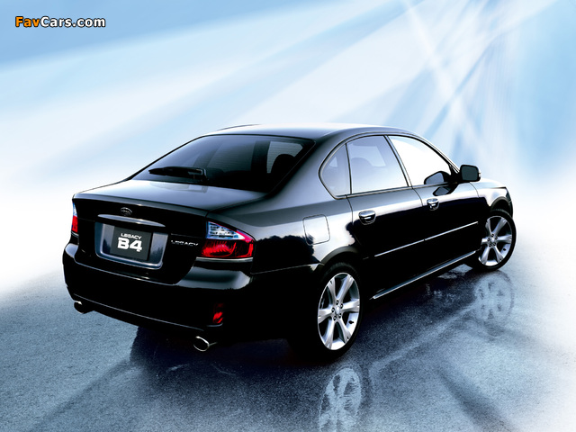 Subaru Legacy B4 2006–09 photos (640 x 480)