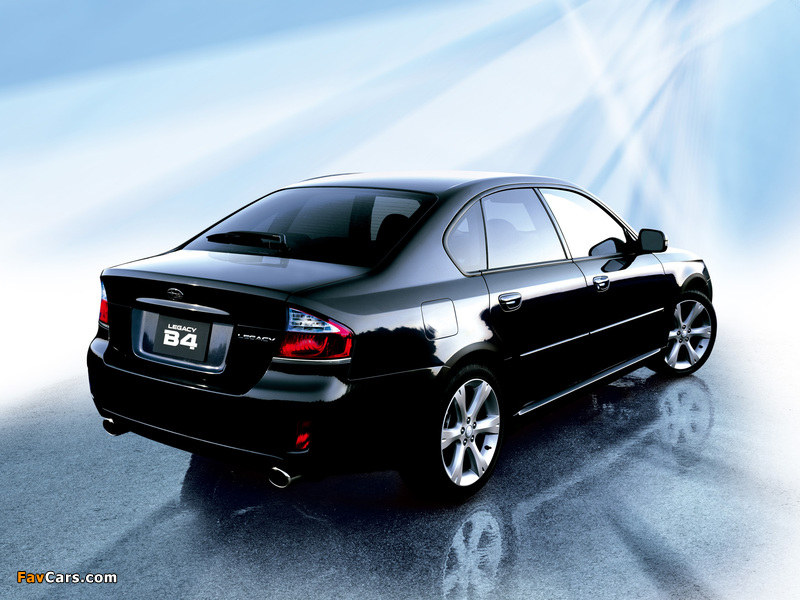 Subaru Legacy B4 2006–09 photos (800 x 600)
