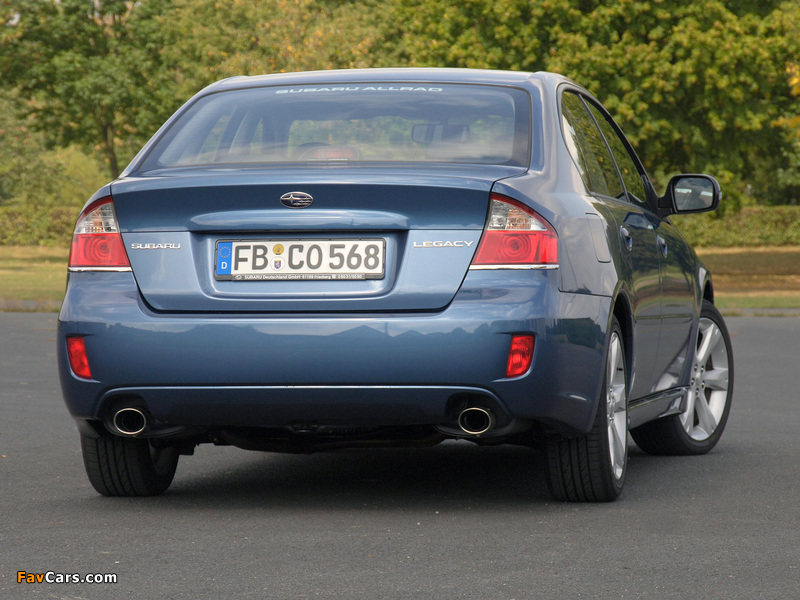 Subaru Legacy 3.0R 2006–09 pictures (800 x 600)