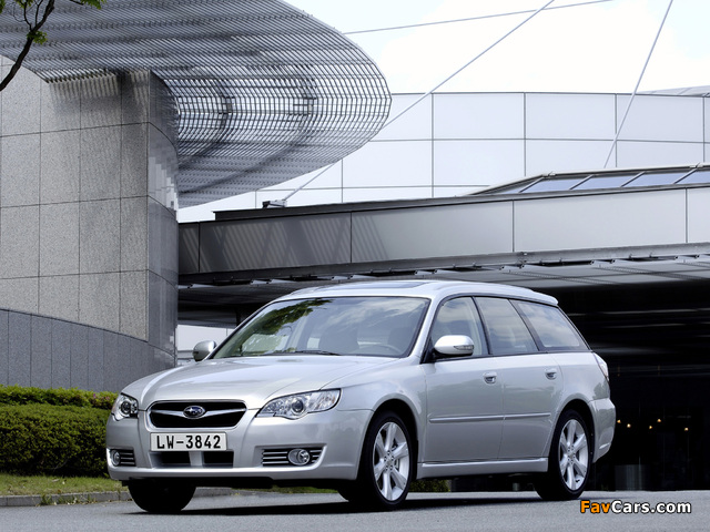 Subaru Legacy 3.0R Station Wagon 2006–09 pictures (640 x 480)