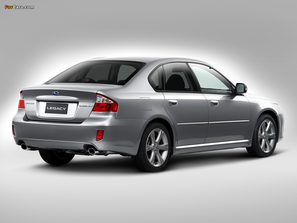 Subaru Legacy 2.5i 2006–09 wallpapers (1024 x 768)