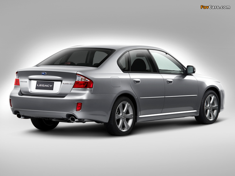 Subaru Legacy 2.5i 2006–09 wallpapers (800 x 600)