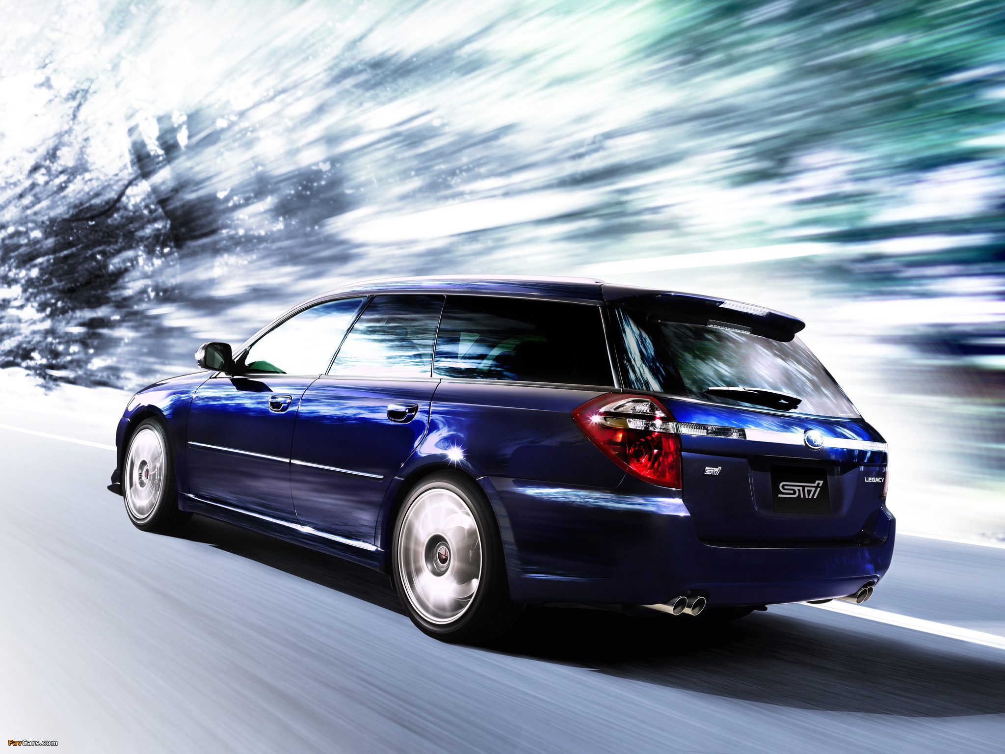 Subaru Legacy STi Touring Wagon (BL,BP) 2006–09 wallpapers (2048 x 1536)