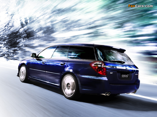 Subaru Legacy STi Touring Wagon (BL,BP) 2006–09 wallpapers (640 x 480)