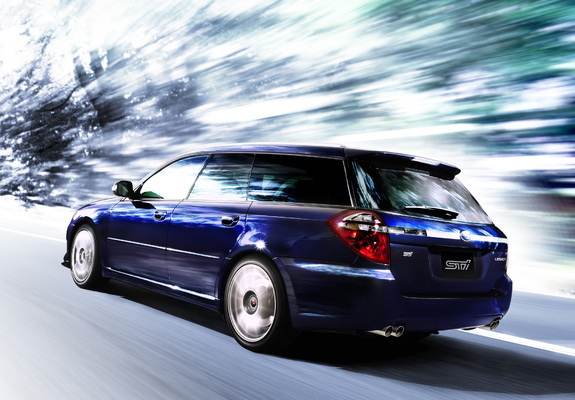 Subaru Legacy STi Touring Wagon (BL,BP) 2006–09 wallpapers