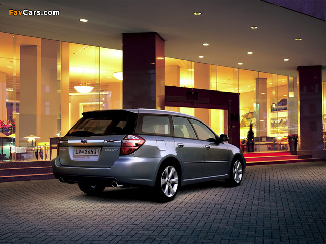 Subaru Legacy 2.0R Station Wagon 2006–09 wallpapers (640 x 480)