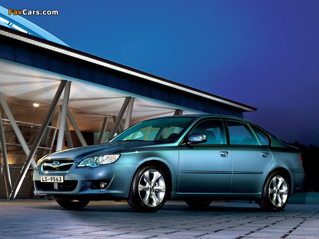 Subaru Legacy 2.0R 2006–09 wallpapers (640 x 480)