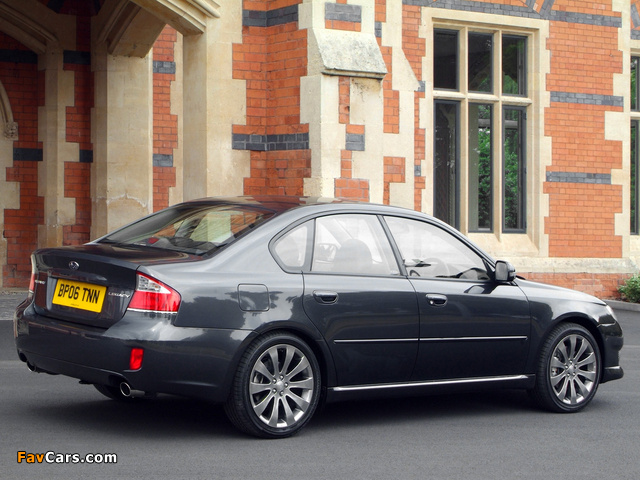 Subaru Legacy 3.0R spec.B UK-spec 2007–09 images (640 x 480)