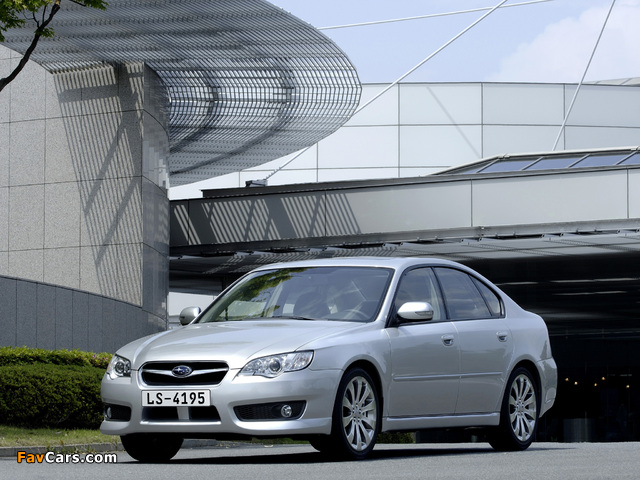 Subaru Legacy 3.0R spec.B 2007–09 images (640 x 480)