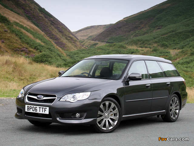 Subaru Legacy 3.0R spec.B Station Wagon UK-spec 2007–09 wallpapers (640 x 480)