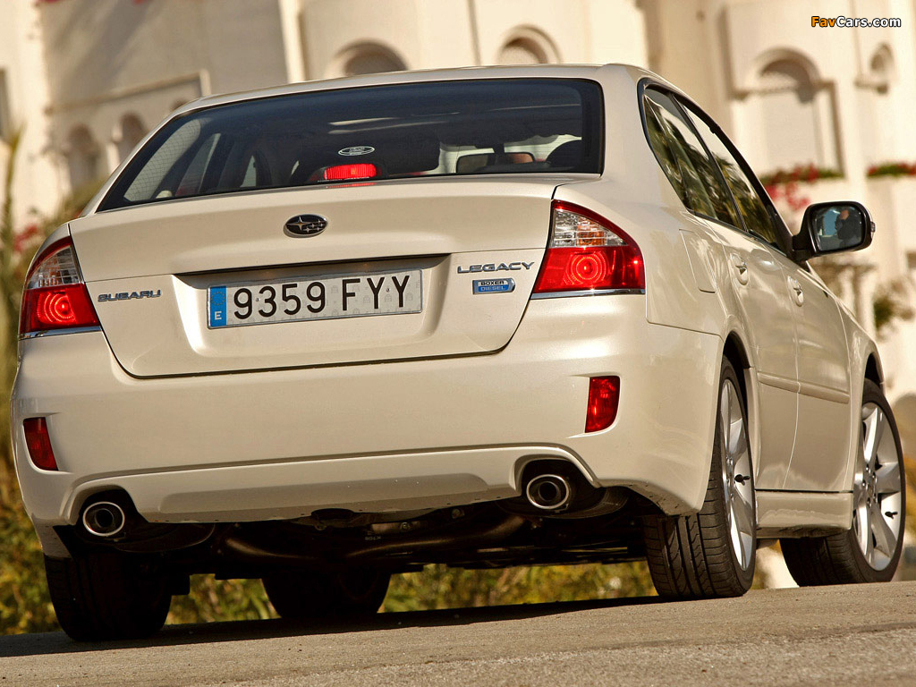 Subaru Legacy 2.0D 2008–09 images (1024 x 768)