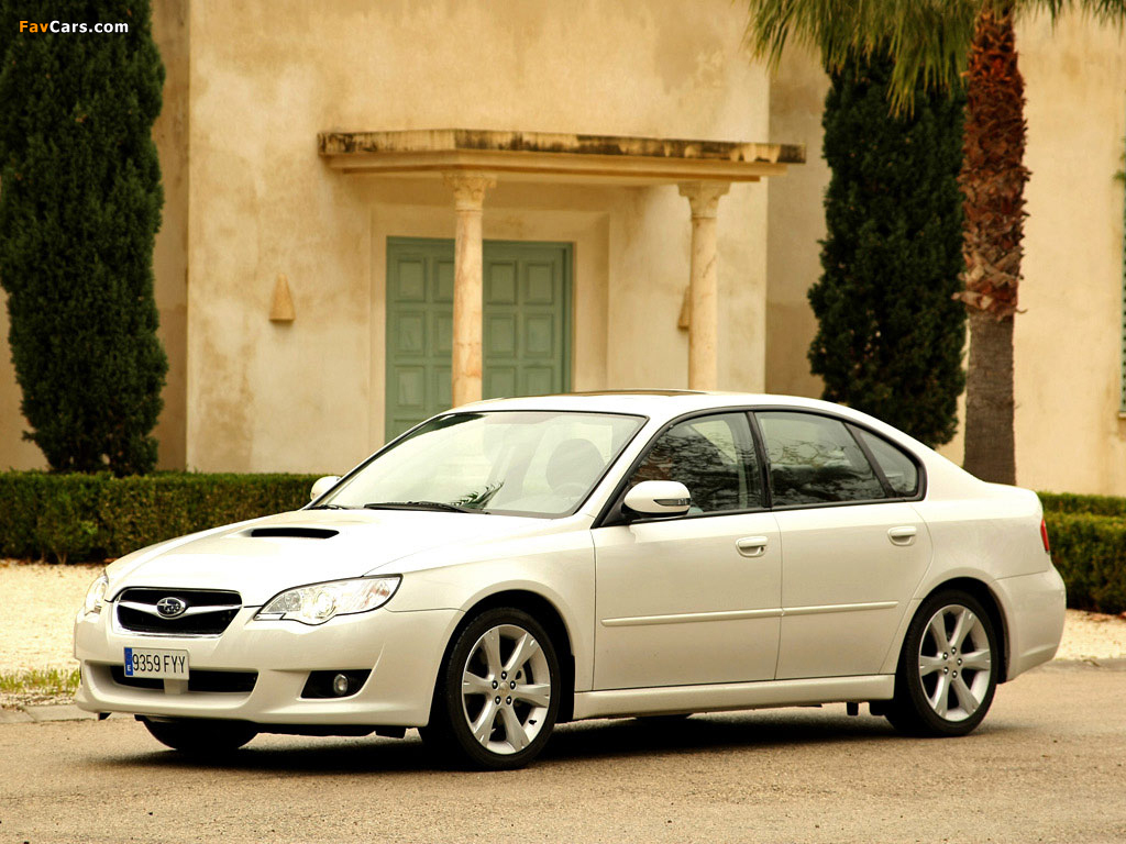 Subaru Legacy 2.0D 2008–09 photos (1024 x 768)