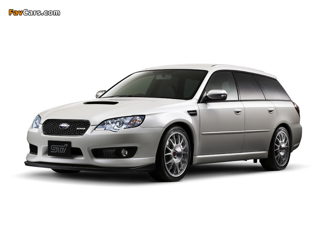 Subaru Legacy STi S402 Station Wagon 2008 wallpapers (640 x 480)