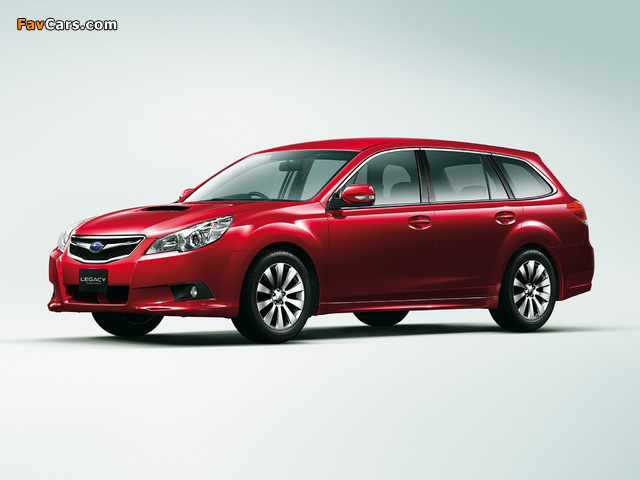 Subaru Legacy 2.5 GT-L Touring Wagon (BR) 2009–12 pictures (640 x 480)