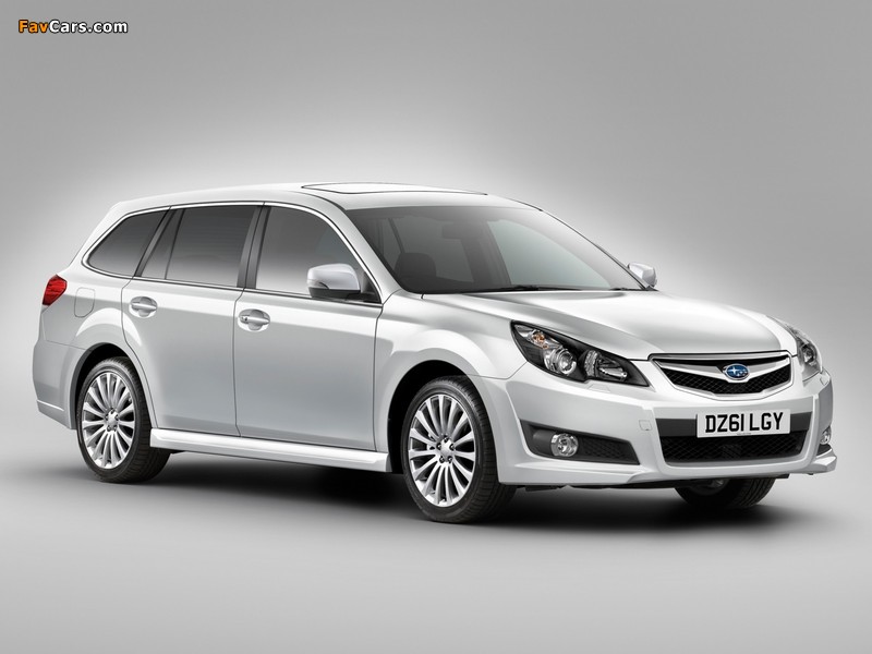 Subaru Legacy Wagon UK-spec (BR) 2009–12 wallpapers (800 x 600)