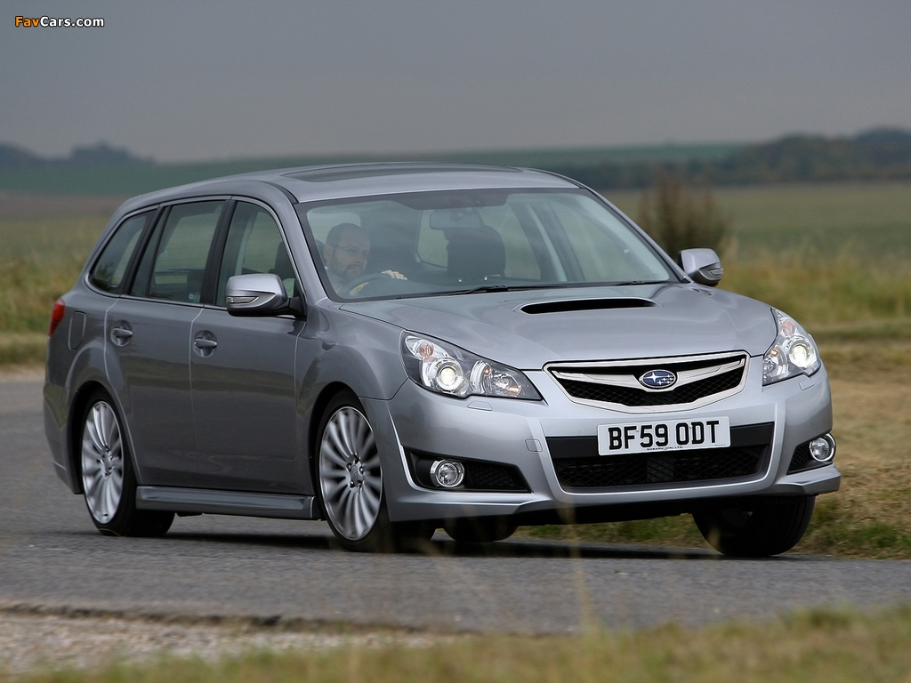 Subaru Legacy Wagon 2.0D UK-spec (BR) 2009–12 wallpapers (1024 x 768)