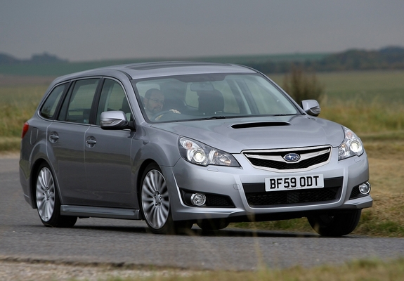 Subaru Legacy Wagon 2.0D UK-spec (BR) 2009–12 wallpapers