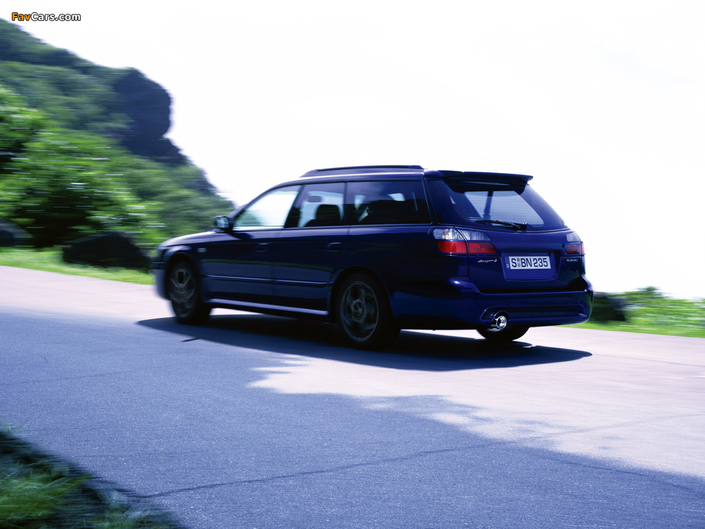 Subaru Legacy B4 Blitzen Touring Wagon (BE,BH) 2001–03 wallpapers (1024 x 768)