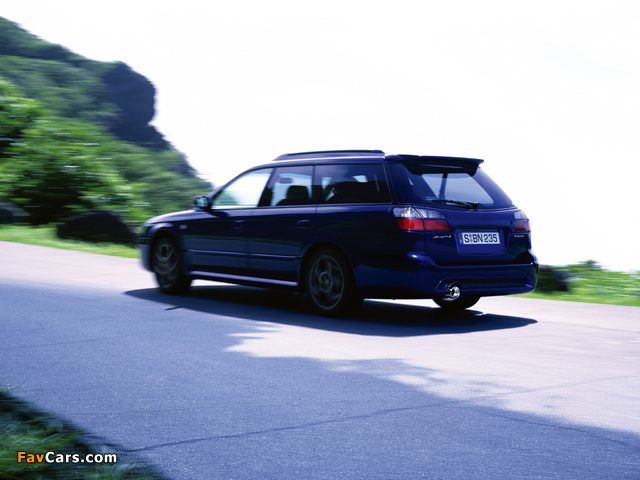 Subaru Legacy B4 Blitzen Touring Wagon (BE,BH) 2001–03 wallpapers (640 x 480)