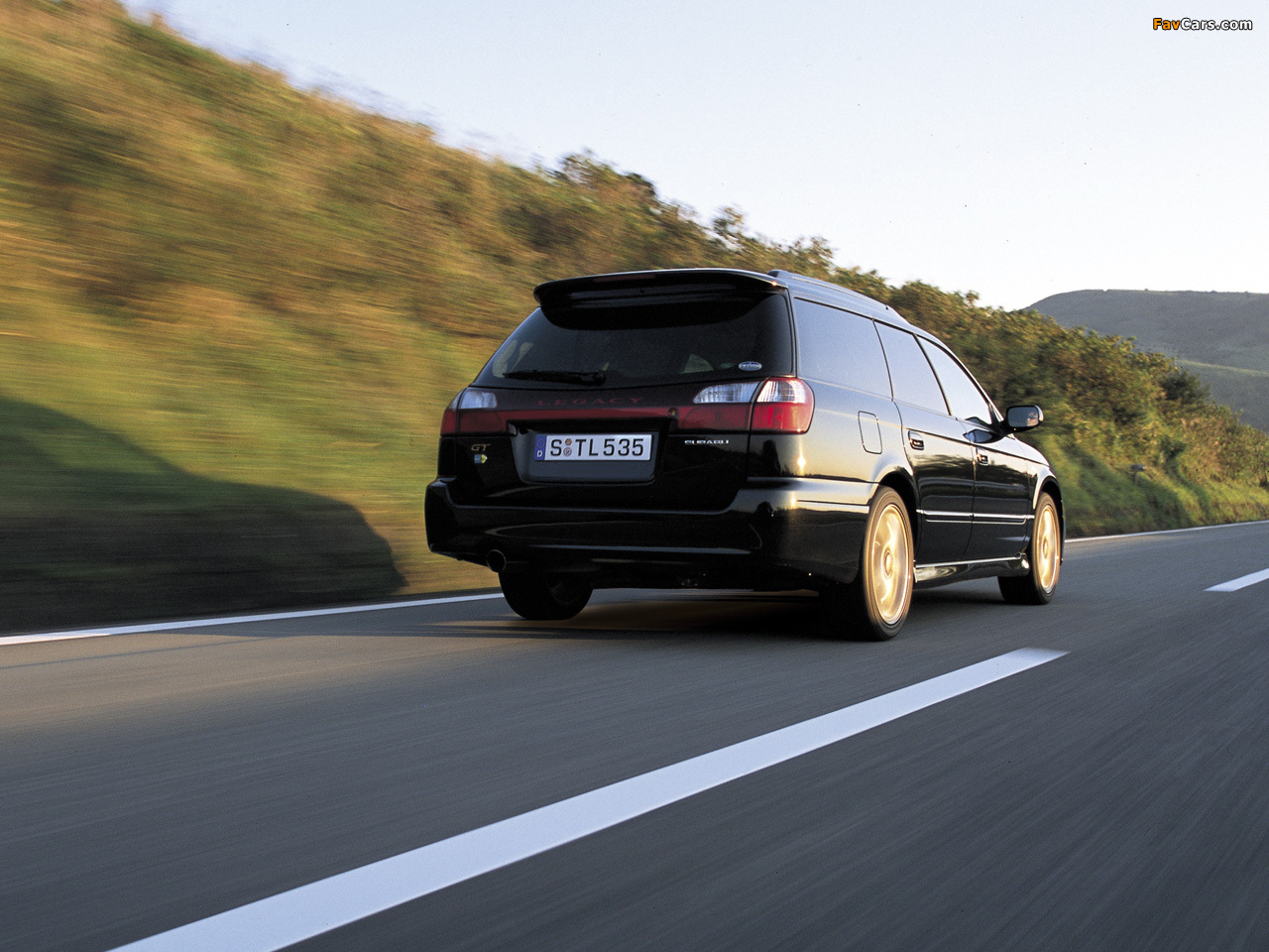 Subaru Legacy 2.0 GT-B Limited II Touring Wagon (BE,BH) 2002–03 wallpapers (1280 x 960)