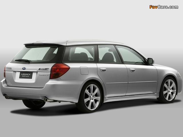 Subaru Legacy 3.0R spec.B Station Wagon 2003–06 wallpapers (640 x 480)