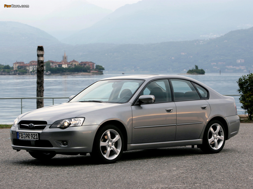 Subaru Legacy 2.0R 2003–06 wallpapers (1024 x 768)