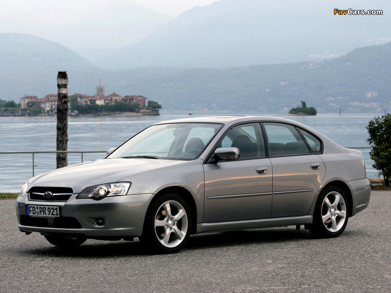 Subaru Legacy 2.0R 2003–06 wallpapers (800 x 600)