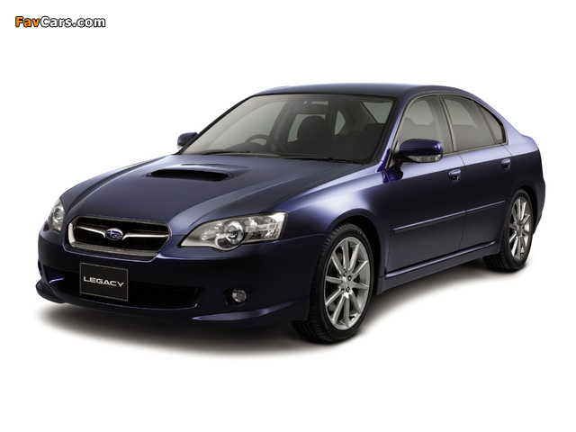 Subaru Legacy 2.0 GT B4 spec.B 2003–06 wallpapers (640 x 480)