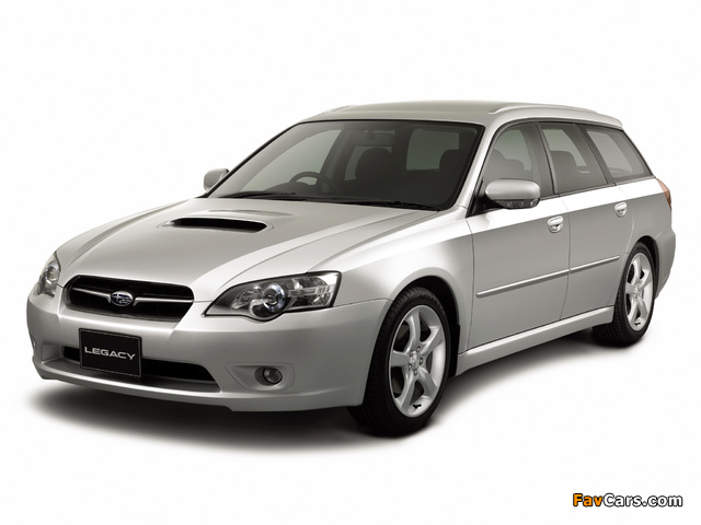 Subaru Legacy 2.0 GT Touring Wagon 2003–06 wallpapers (640 x 480)