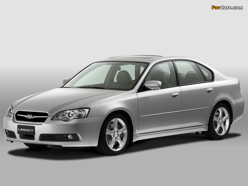 Subaru Legacy 3.0R 2003–06 wallpapers (800 x 600)