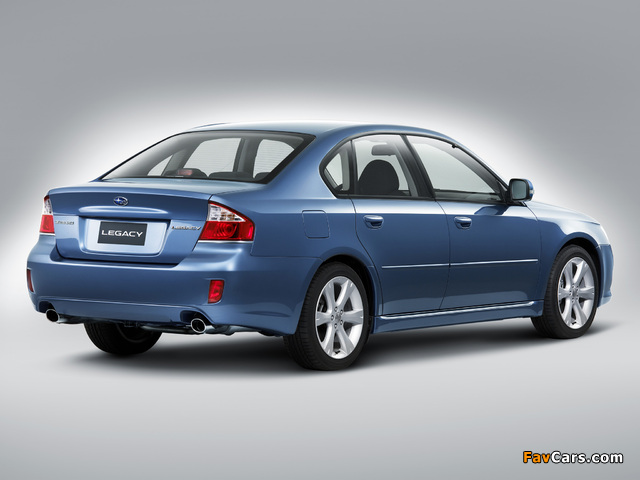 Subaru Legacy 3.0R 2006–09 wallpapers (640 x 480)