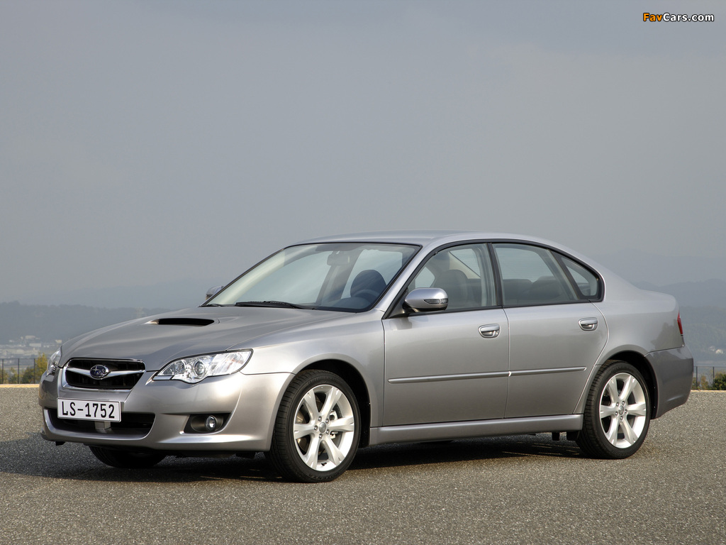 Subaru Legacy 2.0D 2008–09 wallpapers (1024 x 768)