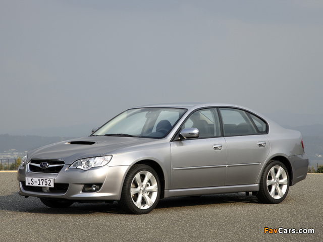 Subaru Legacy 2.0D 2008–09 wallpapers (640 x 480)