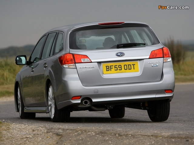 Subaru Legacy Wagon 2.0D UK-spec (BR) 2009–12 wallpapers (640 x 480)