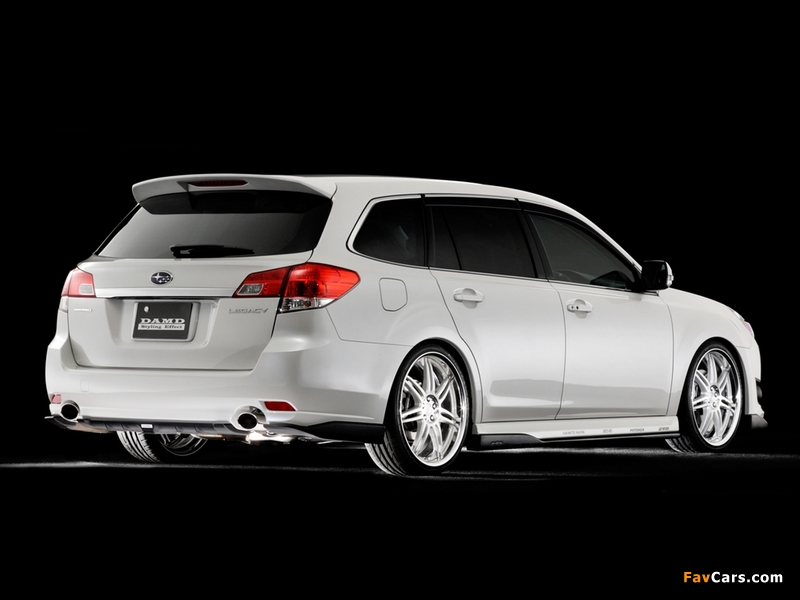 DAMD Subaru Legacy Touring Wagon 2009 wallpapers (800 x 600)