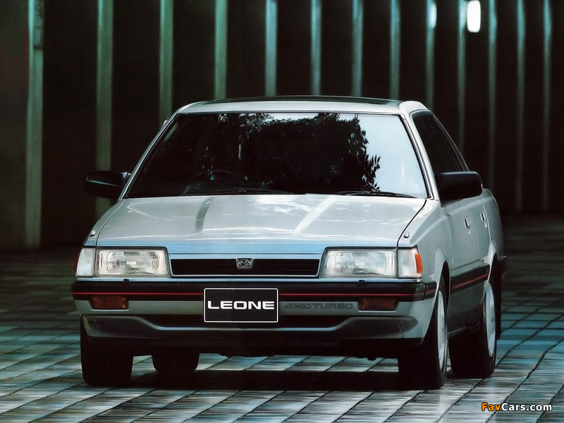 Photos of Subaru Leone Full Time 4WD 1.8 GT/II Turbo (AA7) 1986–88 (800 x 600)